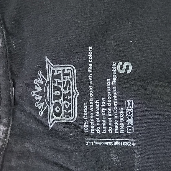 Outcast Ms. JACKSON Distressed / Acid Wash Tee - Picture 7 of 7